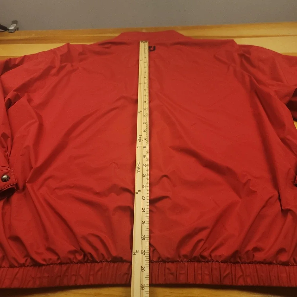 DryJoys‎ by FootJoy Red Pullover Golf Windbreaker Jacket Men's XL - ISSUE